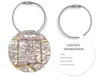 New Mexico Map Luggage Tag - New Mexico Luggage Tag - New Mexico Native - New Mexico Suitcase Tag - New Mexico Airport Tag - New Mexico Map