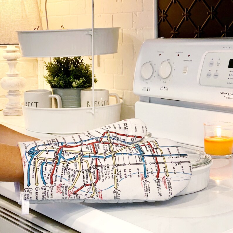 St Joseph Michigan Map Oven Mitt Lake Michigan Gift Benton Harbor Oven Mitt Kitchen Gift