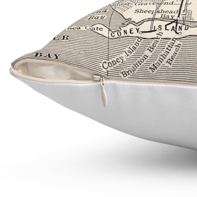 Brooklyn New York Map Pillow Brooklyn Gift Brooklyn Pillow Etsy