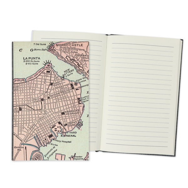 Havana Cuba Travel Journal - Cuba Trip - Cuba Vacation - Havana Travel Diary - Havana Notebook - Havana Trip Journal - Havana Map Notebook