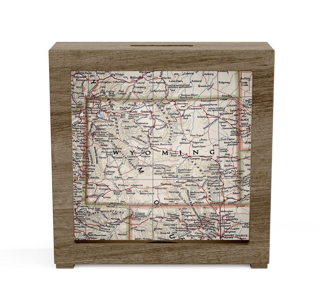 Wyoming Shadow Box Bank Wyoming Vacation Fund Wyoming Savings Bank