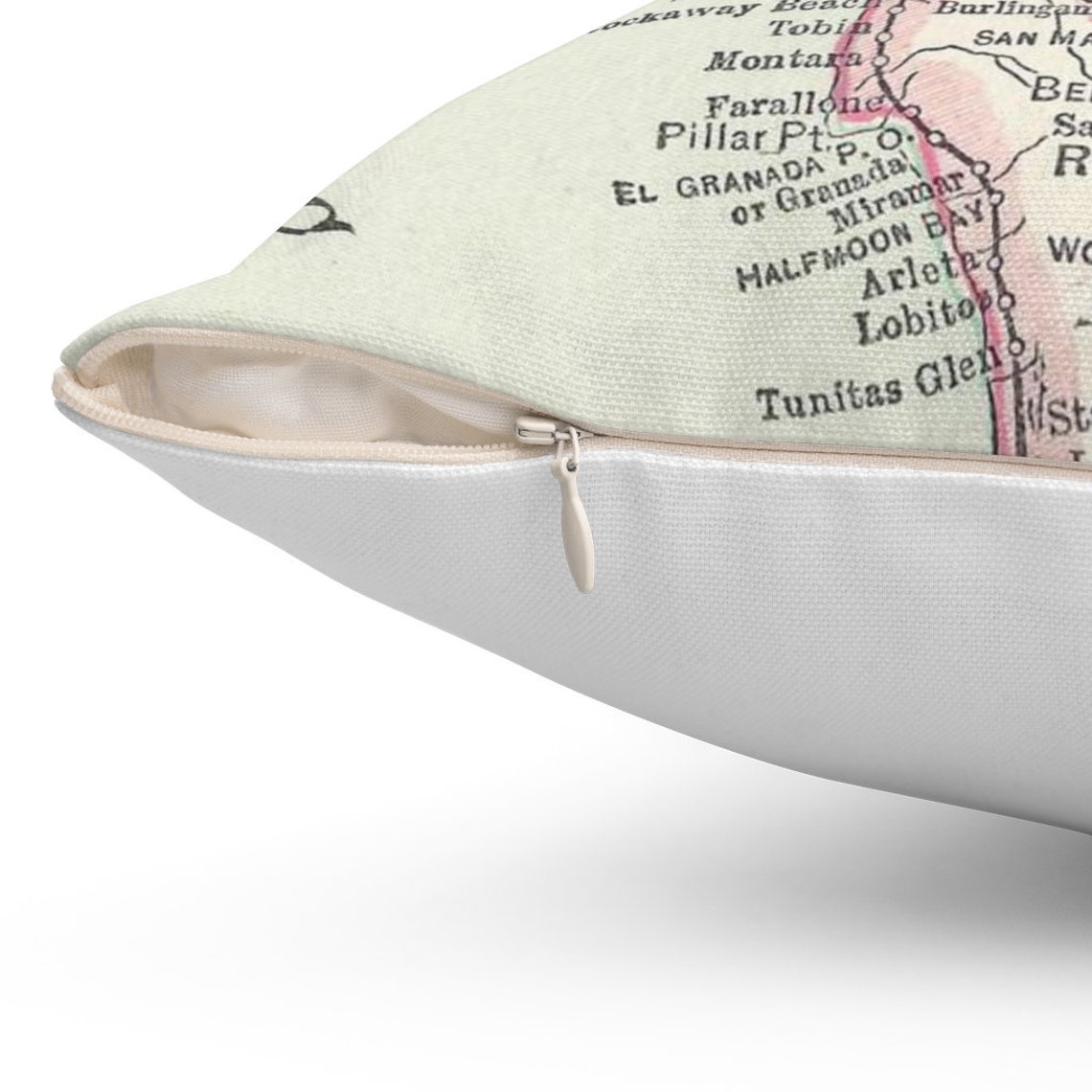 San Francisco Map Pillow San Francisco Pillow Wedding Gift Etsy
