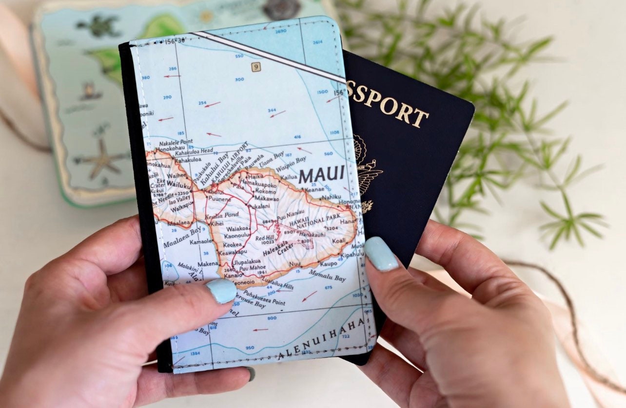 Ireland Passport Cover Ireland Passport Holder Ireland Map Etsy