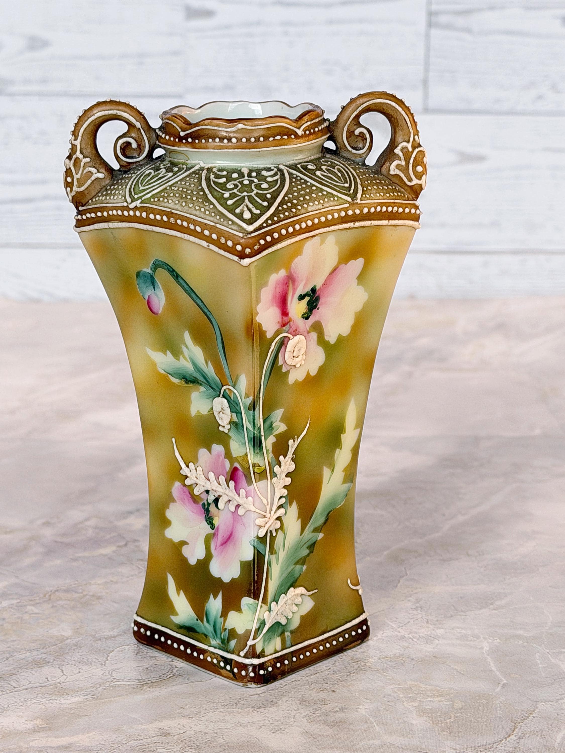 ノリタケハンドペイント　フリージア ノリタケハンドペイントフリージア