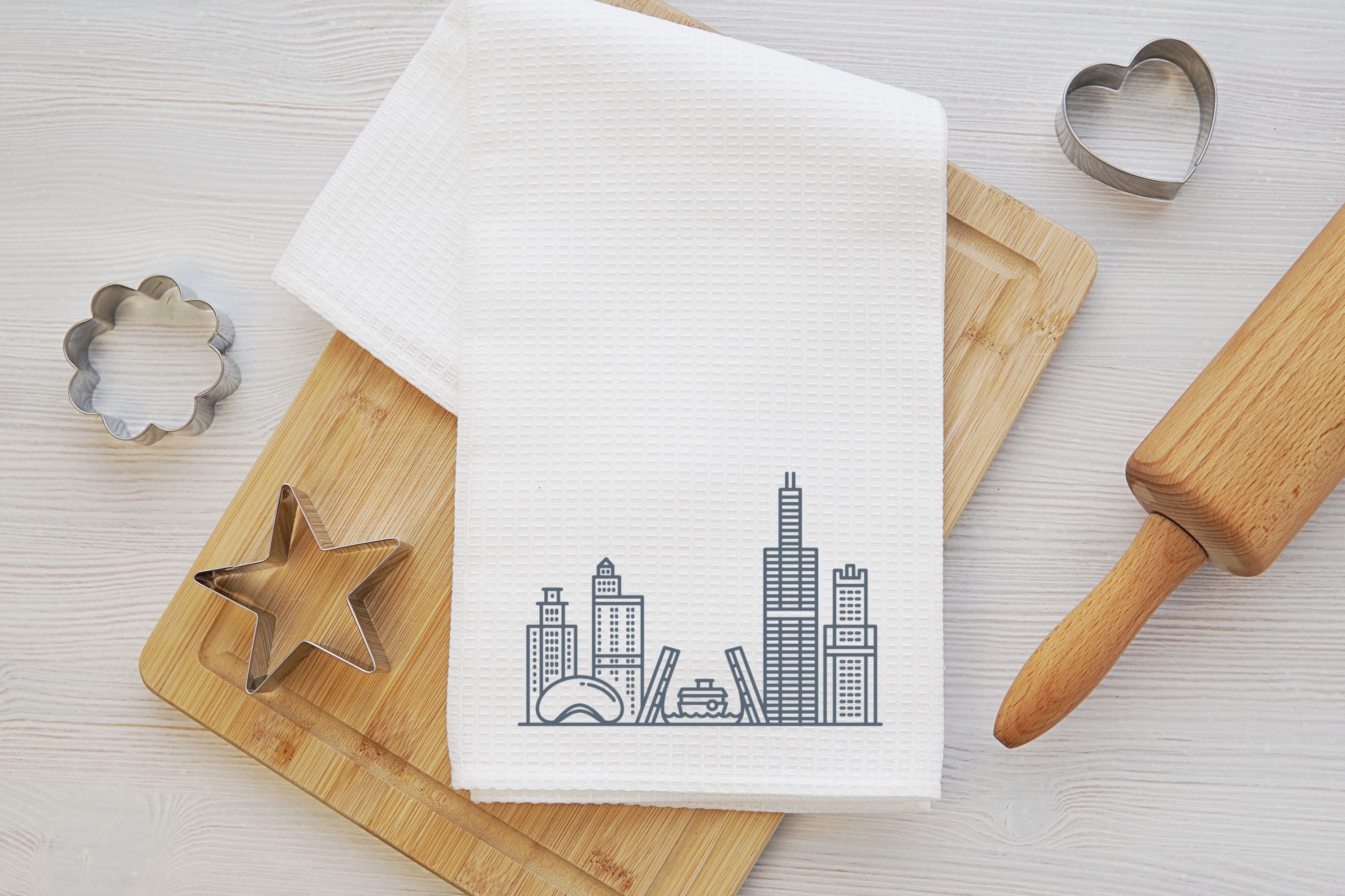 iD Chicago-Linen Kitchen Towels