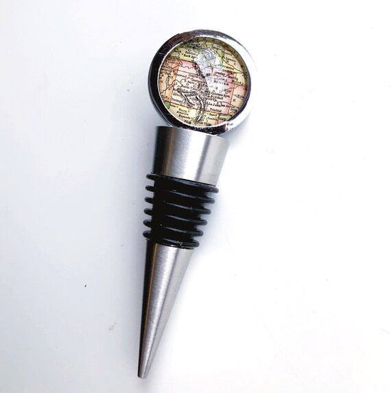Colorado Wine Stopper Kitchen Wine Stopper Colorado Map Estes Park Vintage Colorado Map 1971 Map Housewares Estes Park Colorado