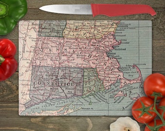Massachusetts Cutting Board - Massachusetts Charcuterie Board - Massachusetts Cheese Board - Massachusetts Kitchen - Massachusetts Airbnb