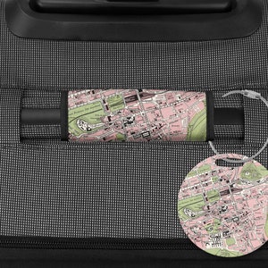 Edinburgh Scotland Map Luggage Tag - Edinburgh Airport Tag - Edinburgh Suitcase Tag - Edinburgh Bag Tag - Edinburgh Traveler - Scotland Trip