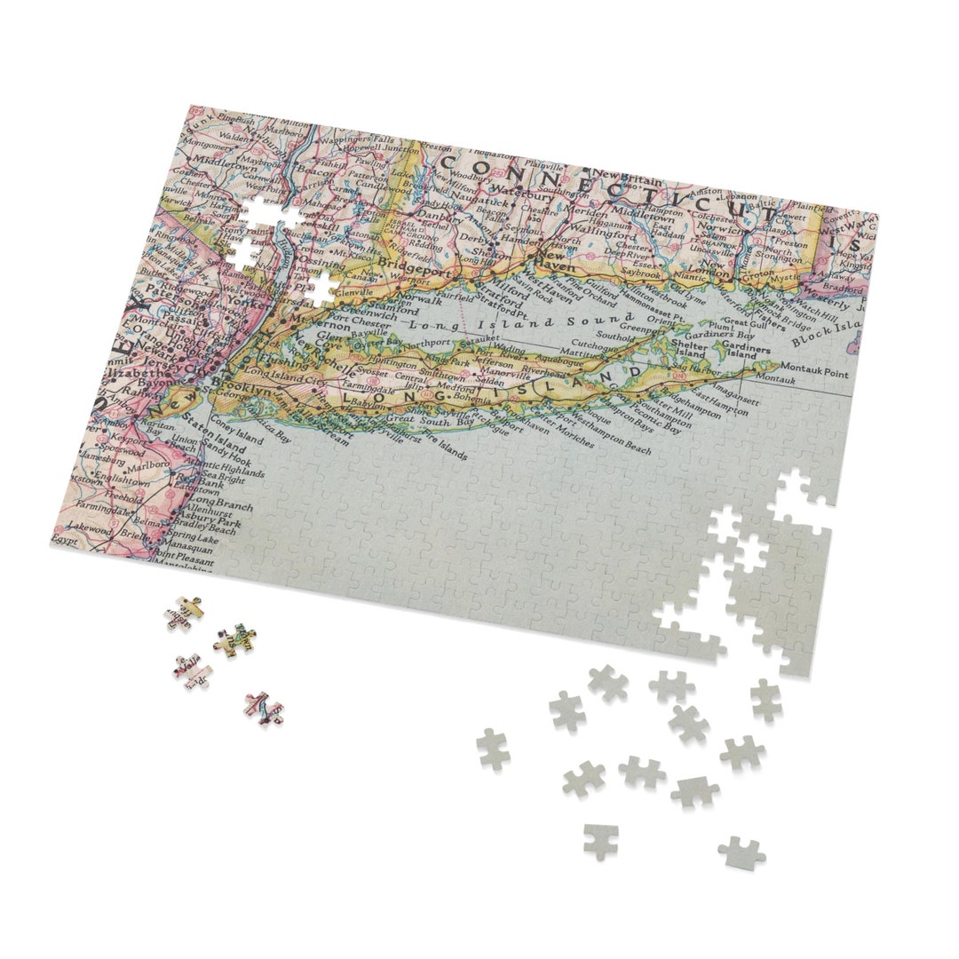 Long Island New York Map Puzzle Long Island Jigsaw Puzzle 500 Piece