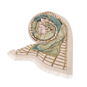 Central Park New York Map Scarf - Central Park Travel Wrap - Central Park Pashmina - Central Park Travel Scarf - Central Park Map Gift