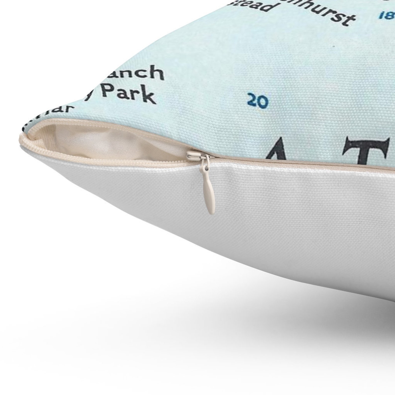 Long Island Vintage Map Pillow Long Island Pillow Wedding Etsy