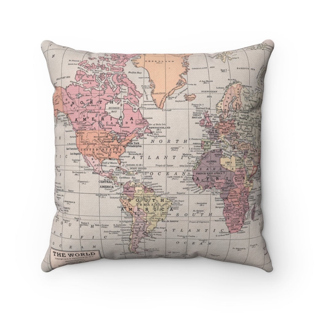 Sydney Map Pillow Nsw Map Pillow 18x18 agrohort.ipb.ac.id