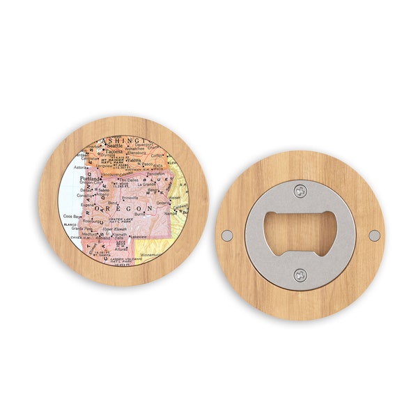 Oregon Magnetic Bottle Opener - Oregon Bottle Opener - Oregon Realtor Gift - Oregon Magnet - Oregon Wedding Favor