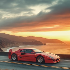 フェラーリ F40 ポスター | フェラーリ F40 ウォールアート