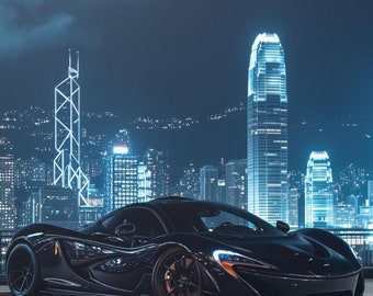 Póster del McLaren P1 / Arte mural del McLaren P1 (v2)
