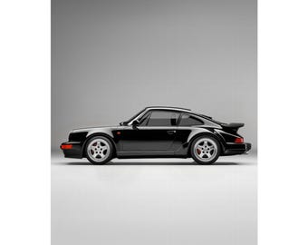 Póster del Porsche 911 Turbo (Tipo 964) / Arte mural del Porsche 911 Turbo (Tipo 964) (v4)