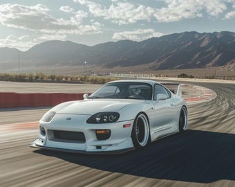Póster del Toyota Supra / Arte mural del Toyota Supra