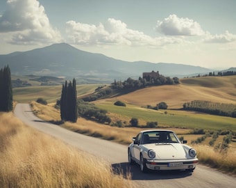 Póster Porsche 911 Carrera 3.2 / Porsche 911 Carrera 3.2 Wall-Art (v4)
