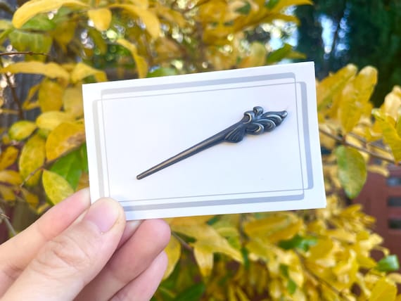 INSTOCK Apothecary Diaries hairpin pin - Maomao Jinshi - 3D metal 2 inch anime enamel pin - antique silver