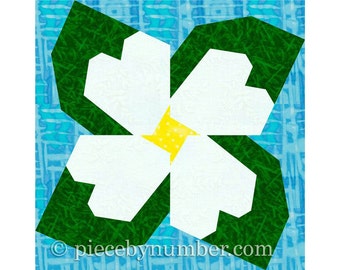 morning in may 4 paper pieced flower quilt block patterns etsy paper pieced flower patterns