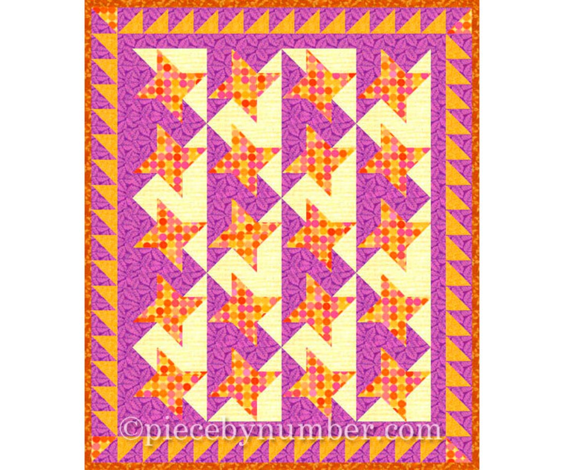 Stars of Glory Quilt Pattern plus bonus miniquilt pattern Etsy