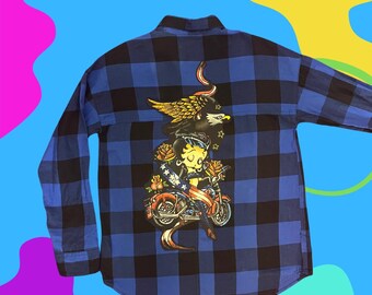 Betty Boop Franela Azul