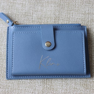 Mini carteira personalizada com nome, presentes para o dia das mães, presente para a mãe, presente para ela, carteira de couro personalizada, carteira feminina, porta-chaves