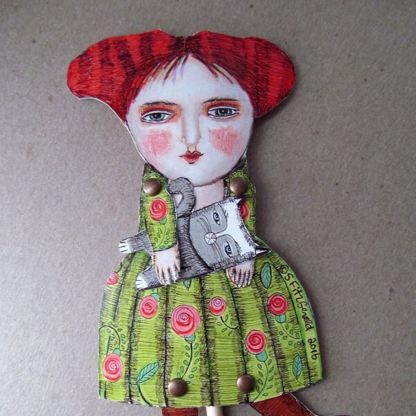 Victorian Paper Doll Etsy
