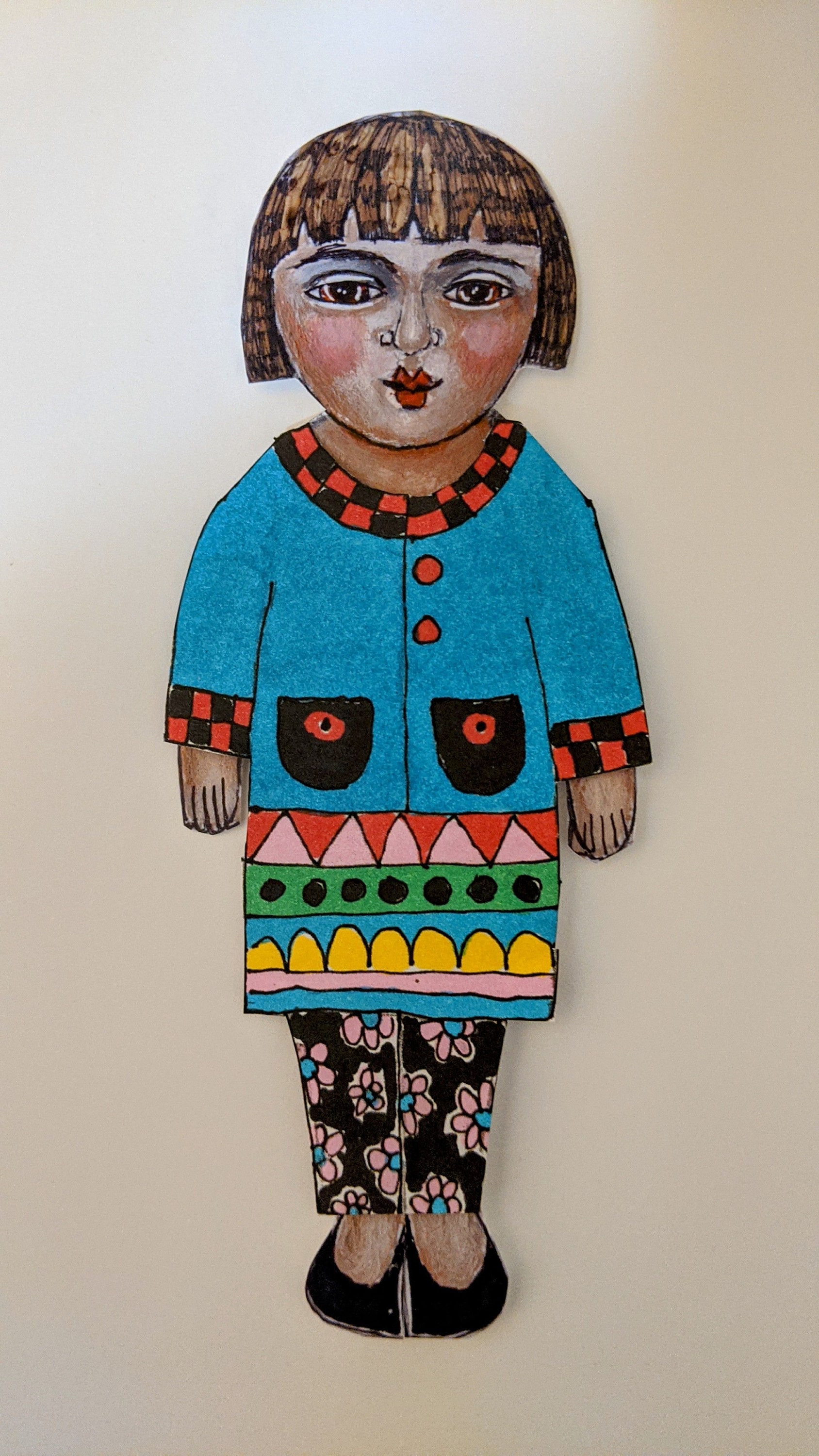 DIGITAL DOWNLOAD DIY Paper Craft Doll Child Adult Activity Etsy