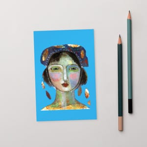 4 x 6 impression d'art carte postale impression d'art femme voeux original mur cadeau maison sans cadre