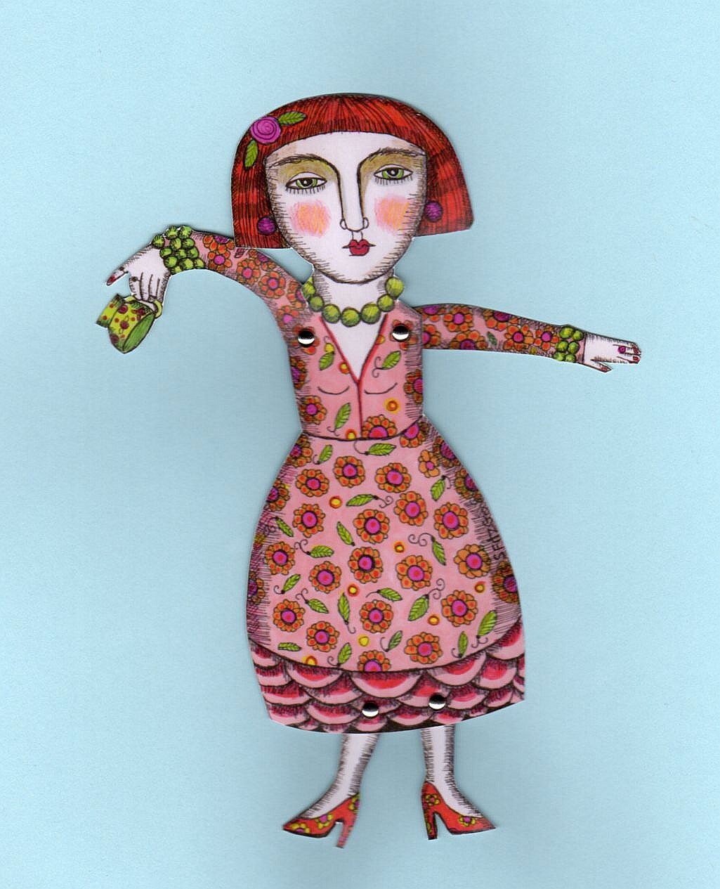 Papercraft Doll Color Your Own Digital Diy Papercraft vrogue.co