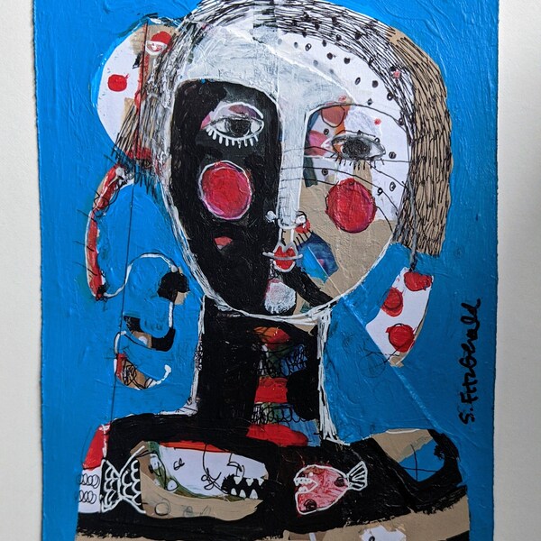 Mixed Media Girl Etsy