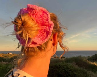 Ruffled Scrunchie Crochet Pattern Digital PDF