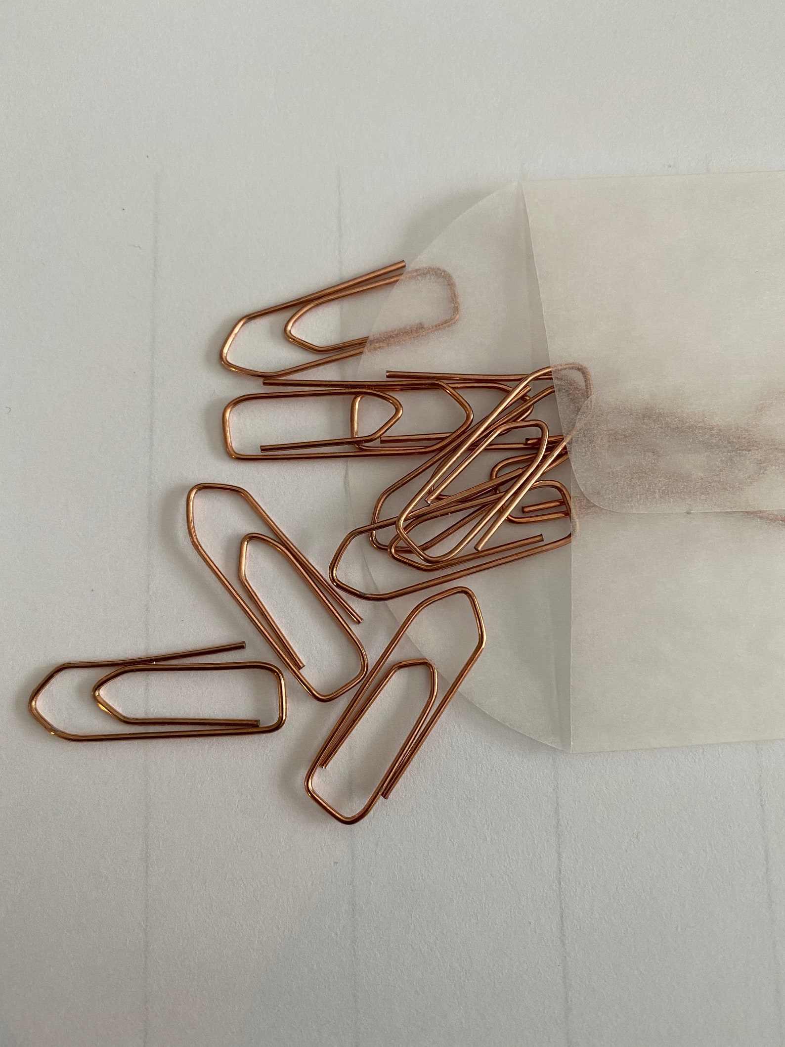 SET OF 12 Copper paper clips Unusual design for Junk Etsy