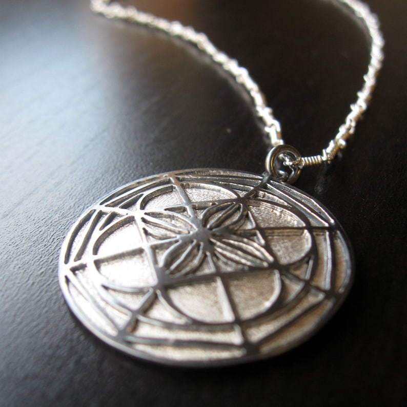 Sterling Silver Kenpo Karate Universal Pattern Pendant with Etsy