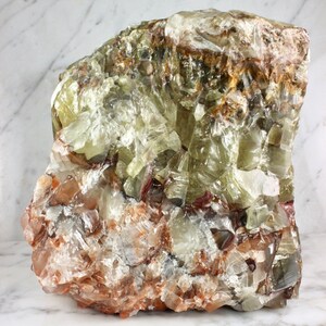 Großes mehrfarbiges Calcit-Exemplar