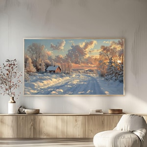 Winter Wonderland Samsung Frame TV, 3840x2160 px, Perfect Background for Samsung Frame TV Art, Versatile Use for Projects