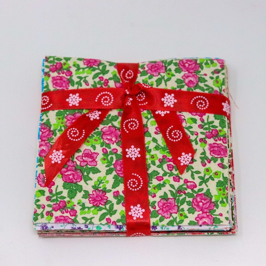 Fabric Charm Pack Cotton 5 Squares Precut Fabric Etsy