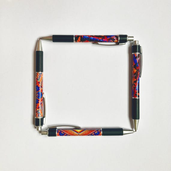 Set of Four Art Print Pens (2 Horse Themed Sunset Inspired