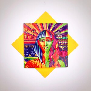 Bunte Cleopatra inspiriert jede Anlass-Karte