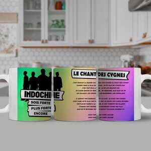 Mug Personnalisable Sublimation Sur Le Thème INDOCHINE - Céramique Blanche, Fait Main