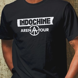 T-shirt indochine Arena tour Noir