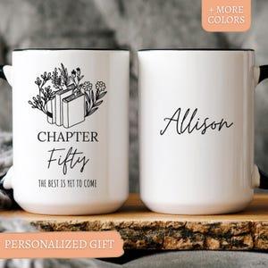 Wildflower Happy 50th Birthday In my 50th era In my custom era 1975 mug Born in 1975 Limited edition gift Birthday gifts Gift for new mom