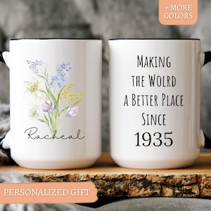 90th birthday mug 90th birthday last minute gift 90th bday great grandma gift 90 years ago 90th birthday ideas 90th birthday decorations