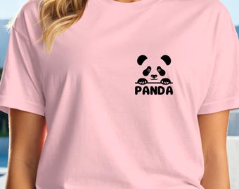 Organic Cotton Panda Shirt, Nature Lover Gift