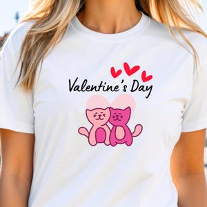 Valentine&#39;s Day T-Shirt, Love Shirt, Heart Tee, Couples Shirt, Graphic Tee, Romantic Shirt, Gift for Him, Gift for Her, Unisex Tee