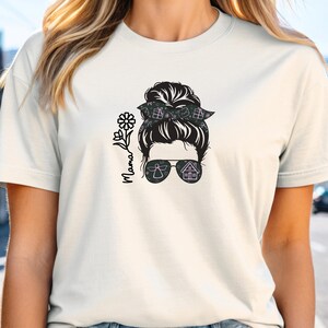 T-shirt for Mom Gift, Mother's Day Tee, Mom Life Shirt, Gift for Her, Family T-shirt, Women's Casual Top