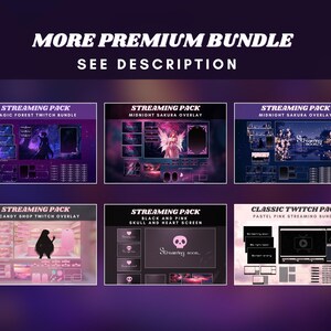 Witch Lair Animated Background Goth Twitch Purple Witch Room Overlay ...