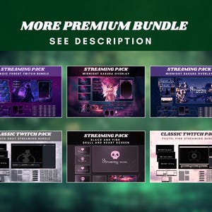 Cozy Green Twitch Be Right Back Overlay Screen Forest Animated ...