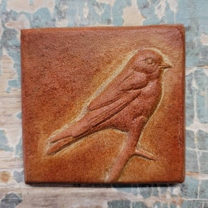 Bas Relief Swallow Tile